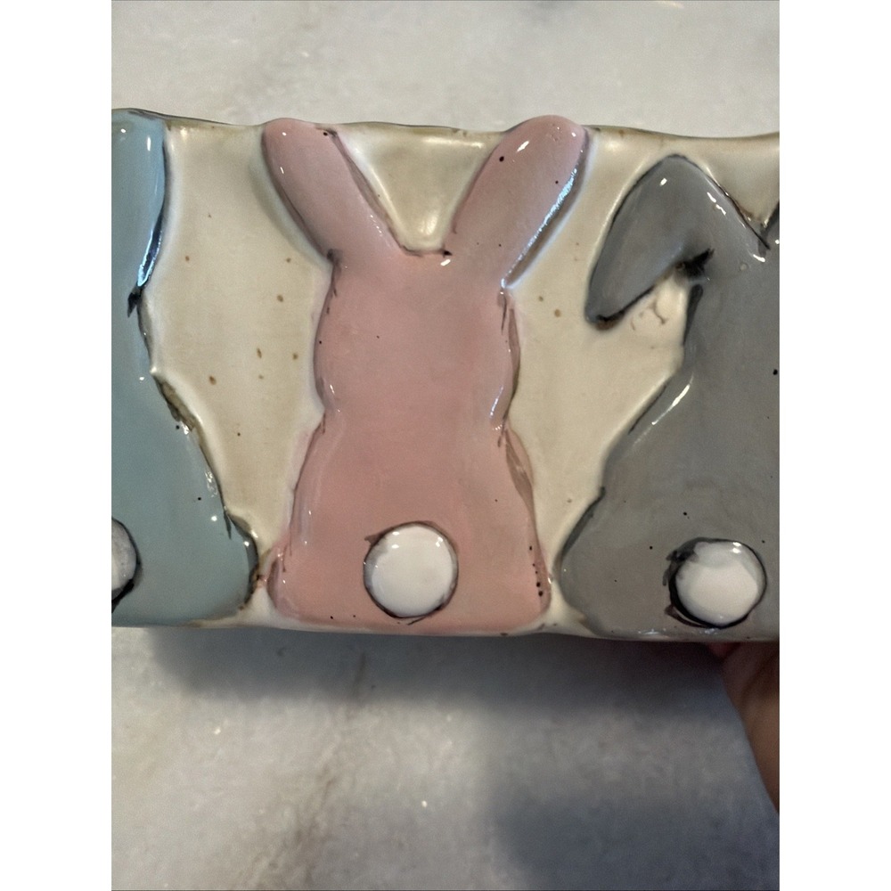 Bunny Planter By Mud Pie Easter  GW992 - Picture 6 of 9